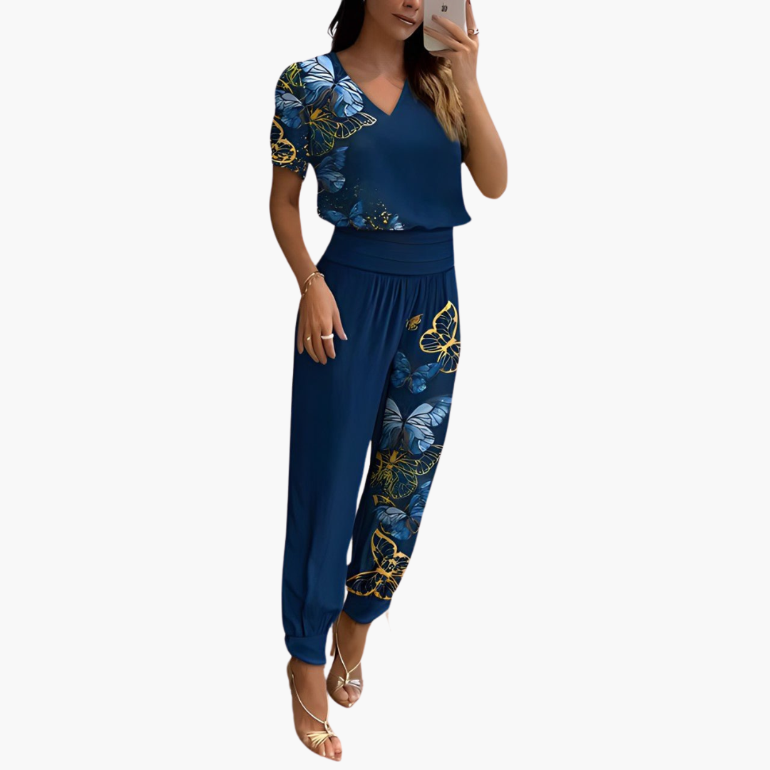 Henriette | Trendiges Set mit Bluse und Hose