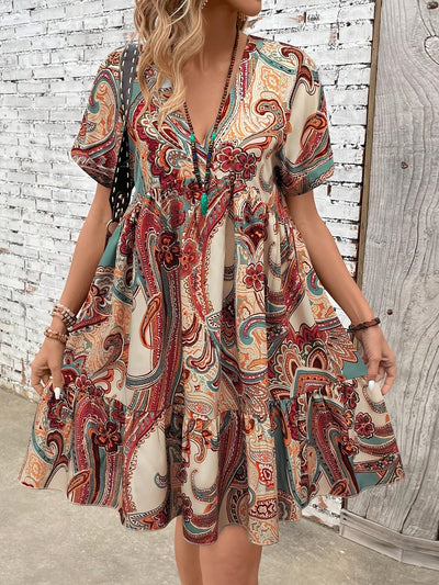 Emilia | Plus Size Kurzarm-Kleid