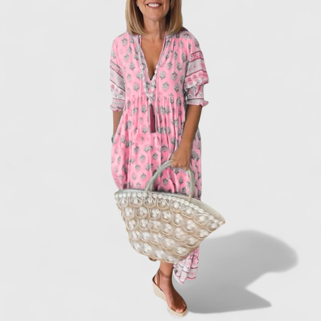 Lily | Fließendes Frühlingskleid