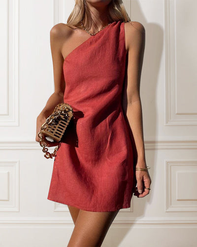 Calista - Schickes Neckholder Mini Kleid