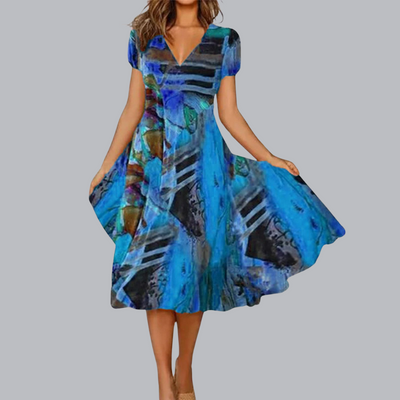 Dietlind™ | Luftiges Midikleid mit schwingendem Rock