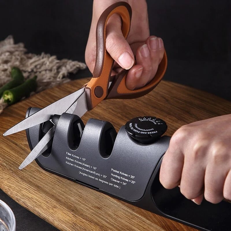 SharpAngle™ – Winkeleinstellbarer Messerschärfer