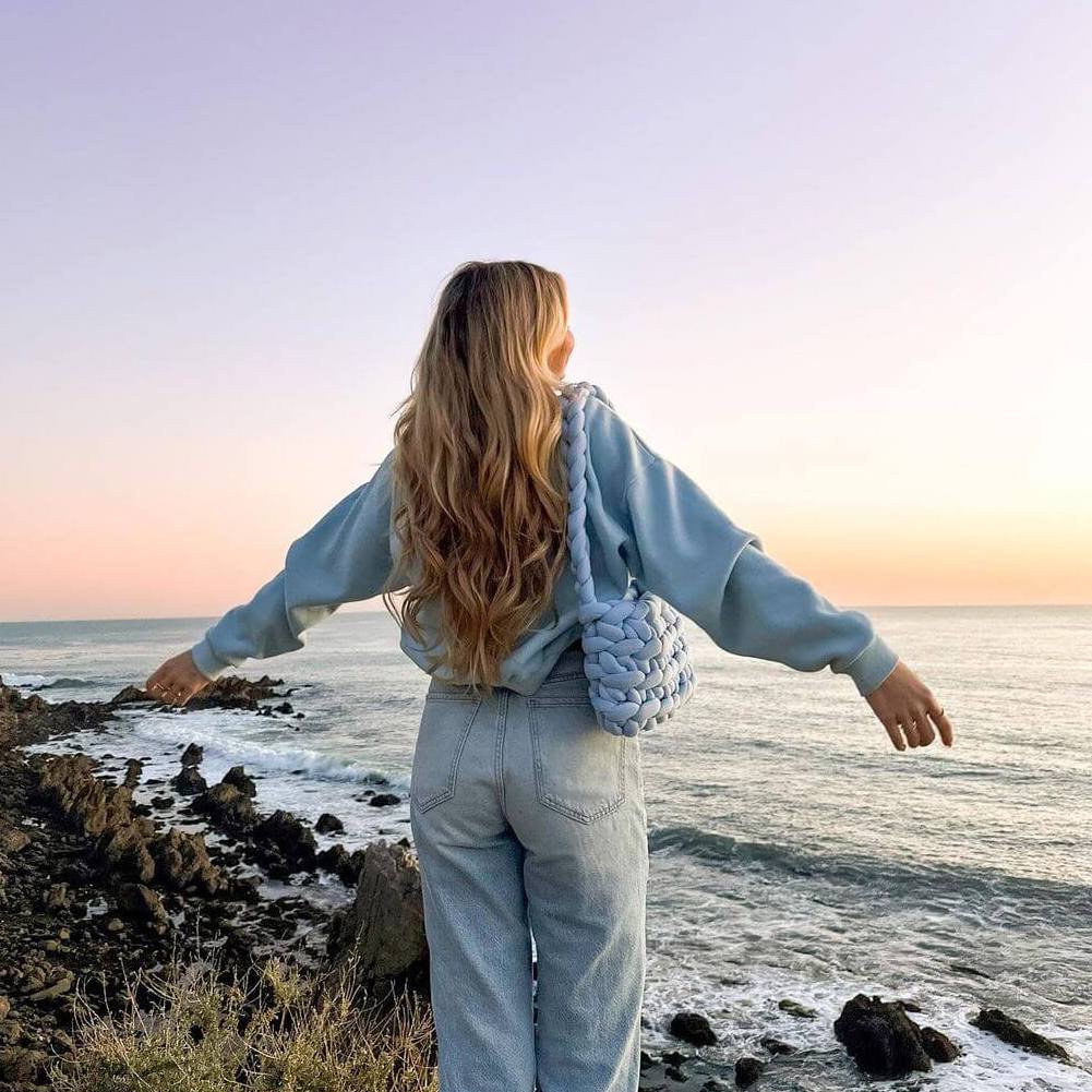 KnitCarry™ | Chunky Knit Tote