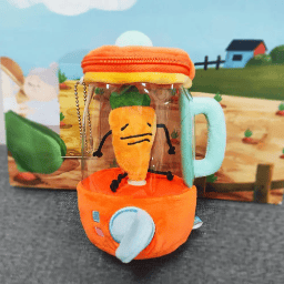 PlushPress™ | Cartoon Plüsch Puppe Spielzeug Karotte Entsafter Form Dekorationen