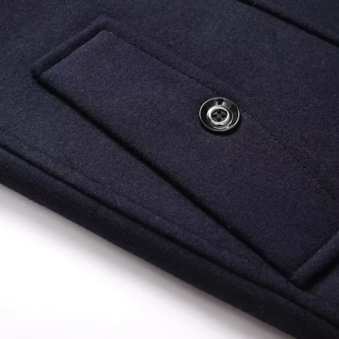 Knox | Luxuriöser Pelz & Wasserdichtes Finish Herrenmantel