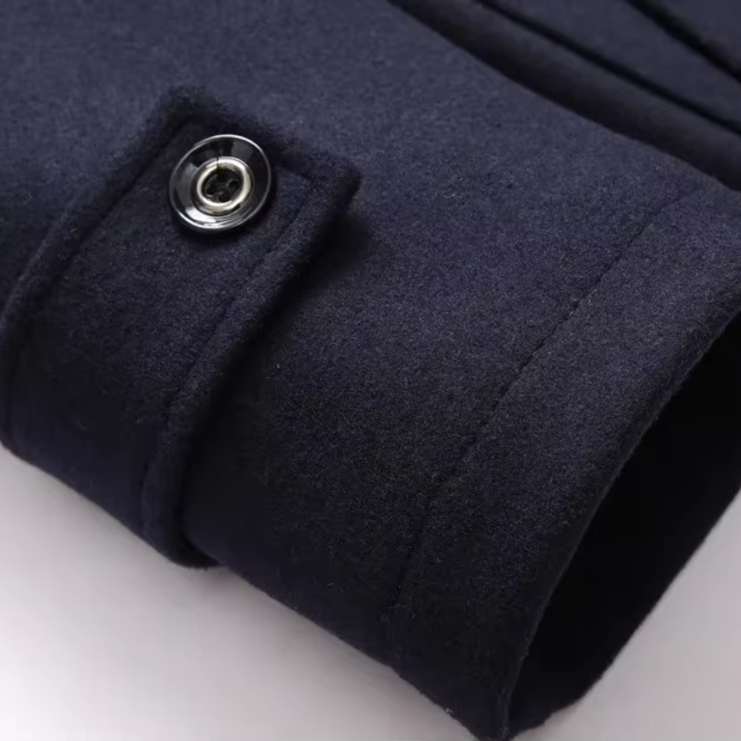 Knox | Luxuriöser Pelz & Wasserdichtes Finish Herrenmantel