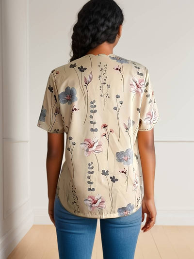 Karina - Blusen mit Blumendruck Frühlingshafte Eleganz