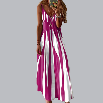 Milena™ | Luftiges Maxikleid mit fließendem Schnitt