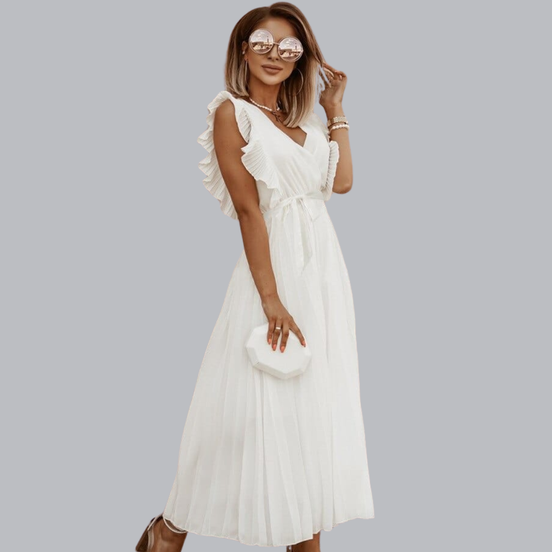 Isaura™ | Kleid mit V-Ausschnitt