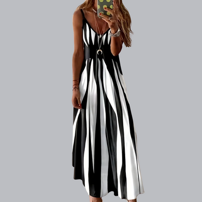 Milena™ | Luftiges Maxikleid mit fließendem Schnitt