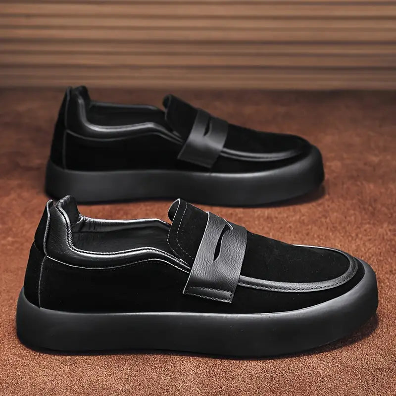 Duane - Herren Solide Lässig Bequem Loafer