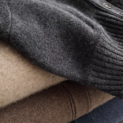 Caden | Luxuriöse Kaschmirmischung Herrenstrickjacke