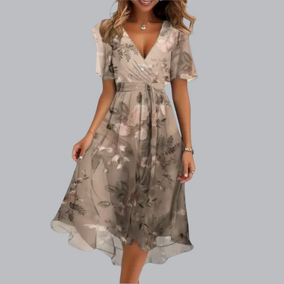 Gundhilde™ | Damenkleid mit V-Ausschnitt