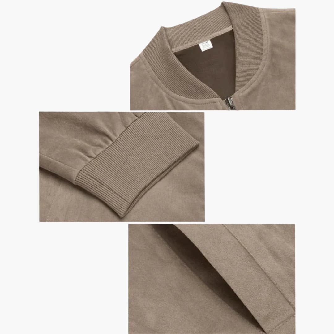 Bomberjacke mit Reißverschluss für Herren - Klassisches Design