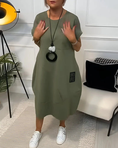 Jocelyn – Bequemes Freizeitkleid Mit Tasche