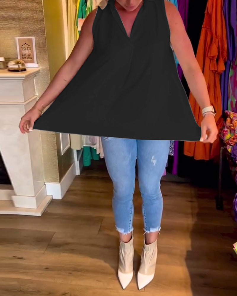 Fashionmoment® Rüschen-Top mit Revers – Trendiger Style für jeden Anlass