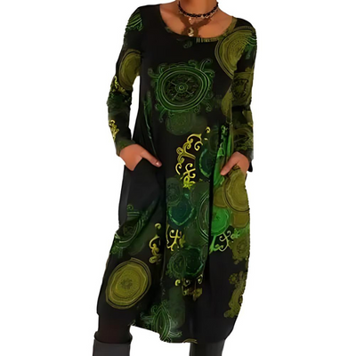 Zita – Elegantes Kleid mit Print