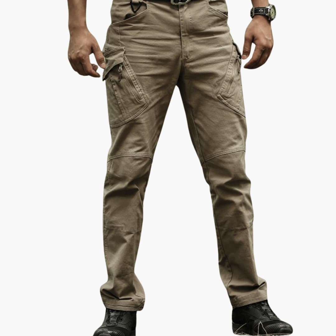 Herren Cargohose mit Stretchbund und Cargo-Taschen für Sommer