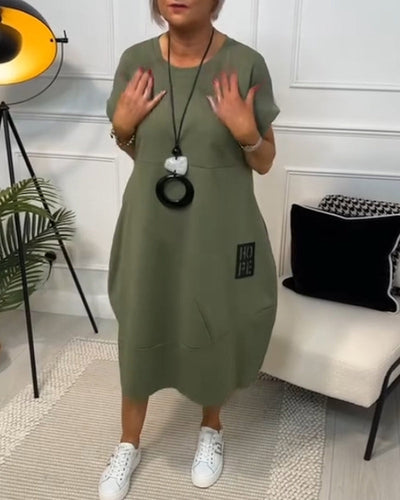 Iris™ - Stilvolles Kurzarmkleid