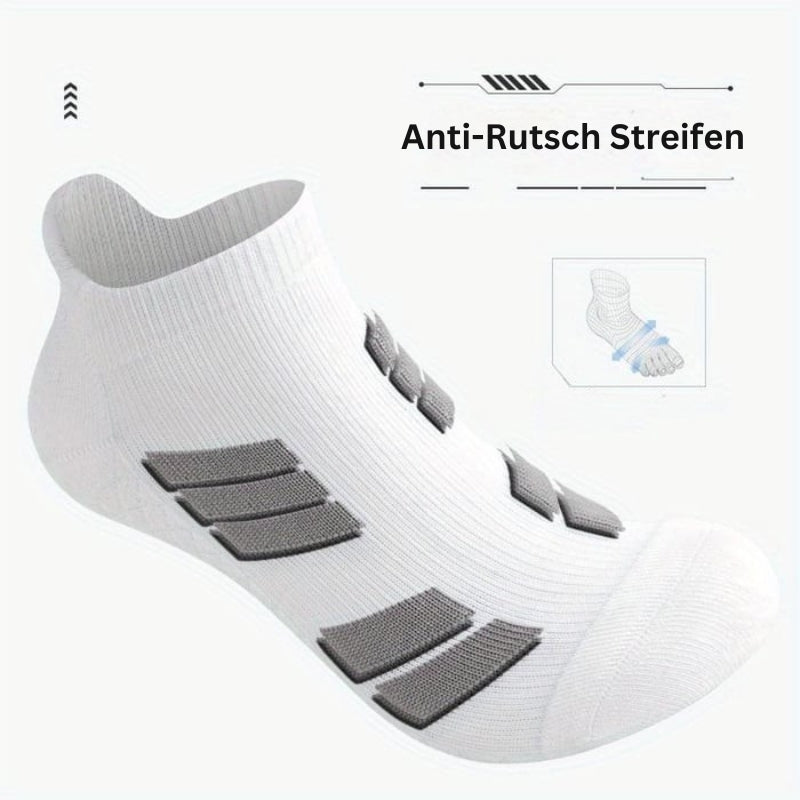 SwiftStep – Atmungsaktiv Rutschfest Streifen Sport Socken