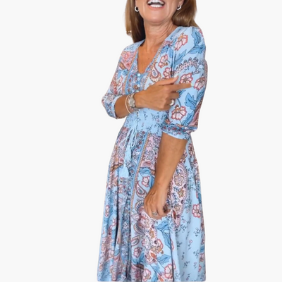 Andrea | Bohemian Flow Maxikleid