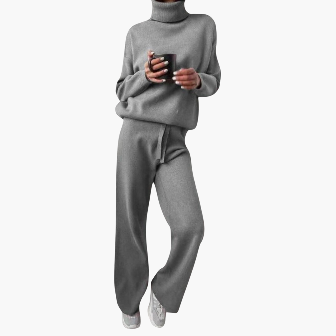 Ella | Luxuriöses Rollkragen-Koordinations set