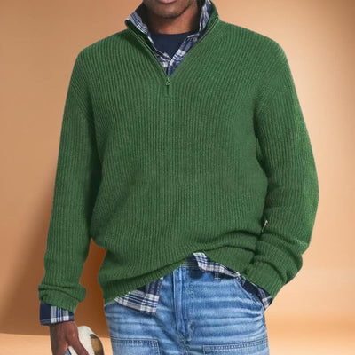 Hugo | Gestrickter Pullover mit Reißverschluss