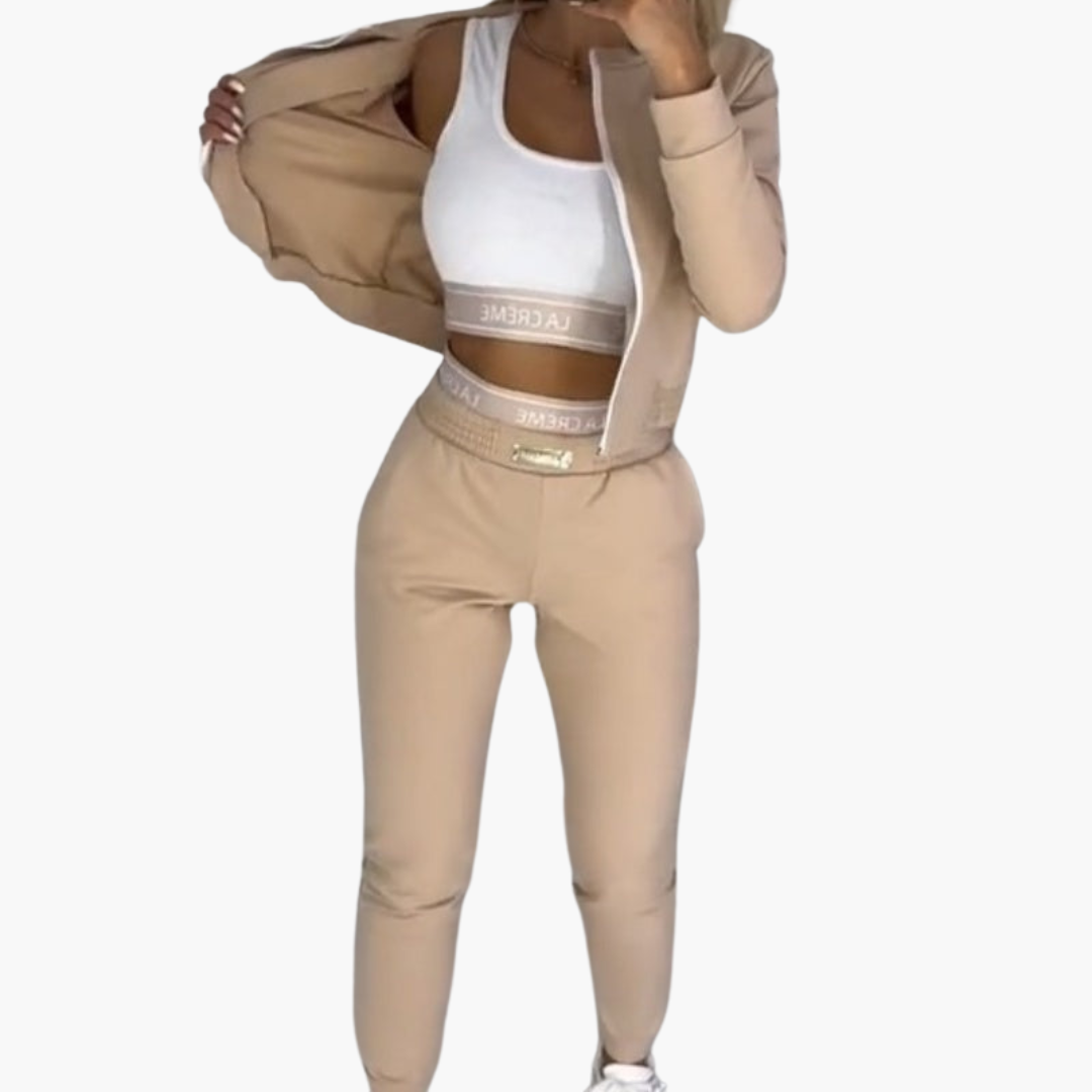 Lena  | 3-teiliger Trainingsanzug mit Reißverschluss