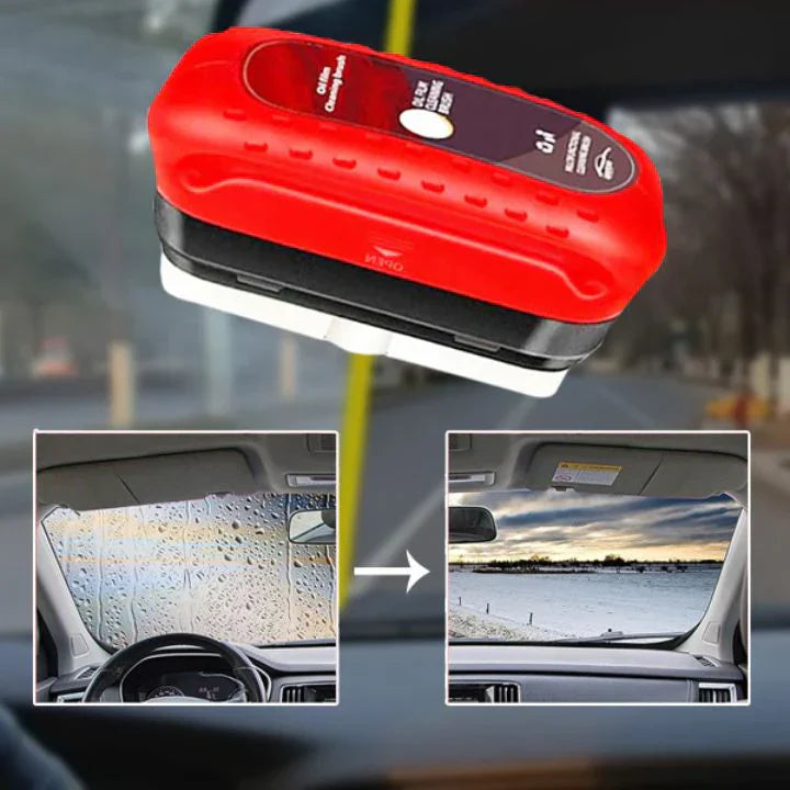 GlassClean™ – Automobil-Ölfilm-Reinigungsbürste