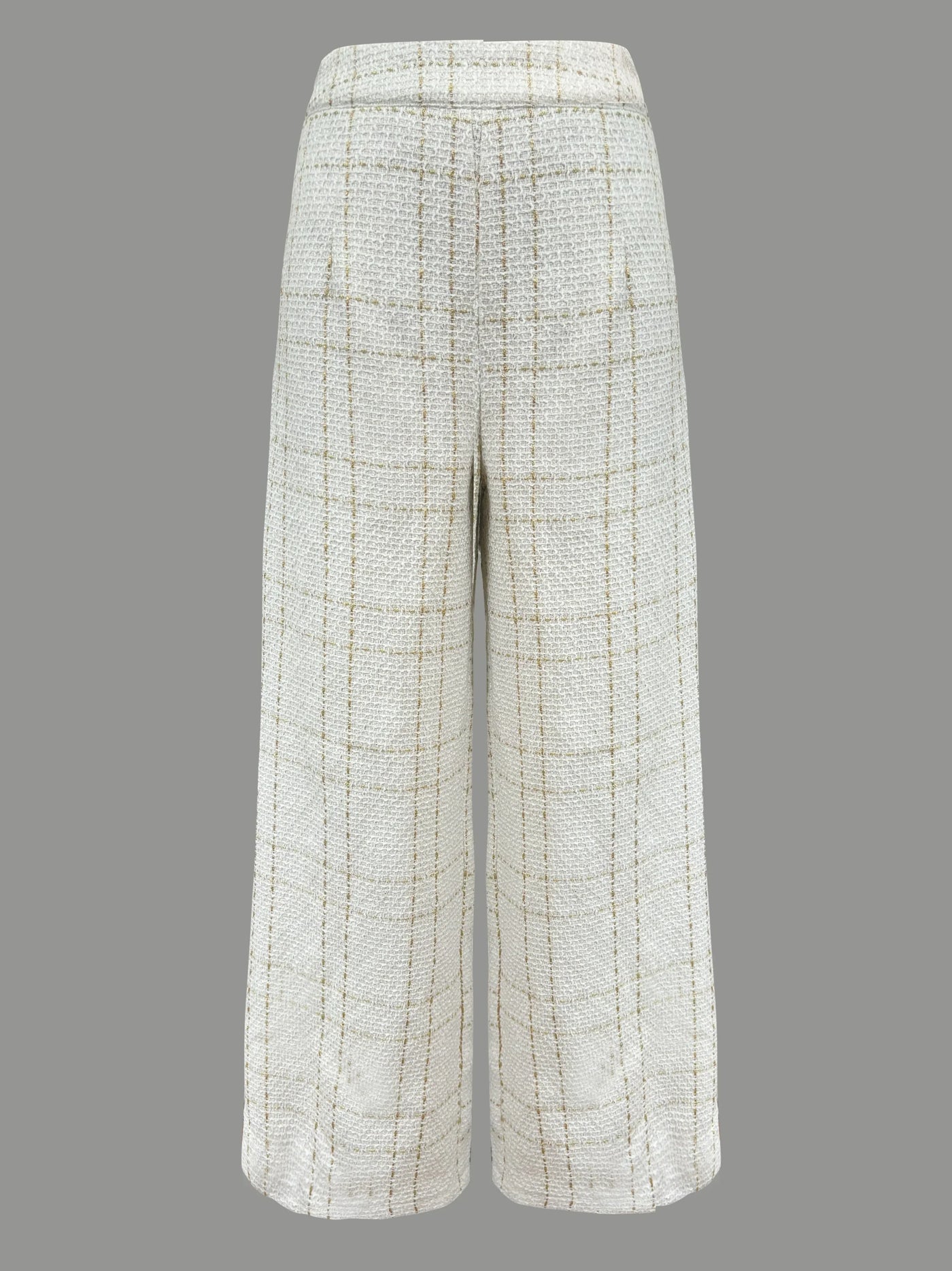 Elegante Bouclé-Hose | Hochwertige Verarbeitung | Weites Bein