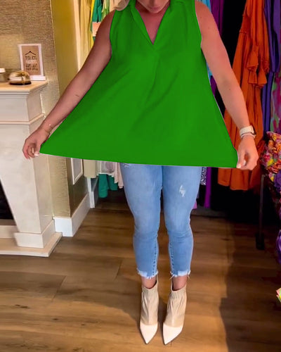 Fashionmoment® Rüschen-Top mit Revers – Trendiger Style für jeden Anlass