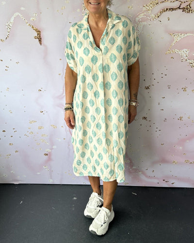 Thora – Kleid mit mühelosem Stil und V-Ausschnitt