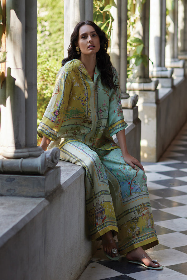 Paulette – Ausstrahlung Fusion Blumenhosen Satz