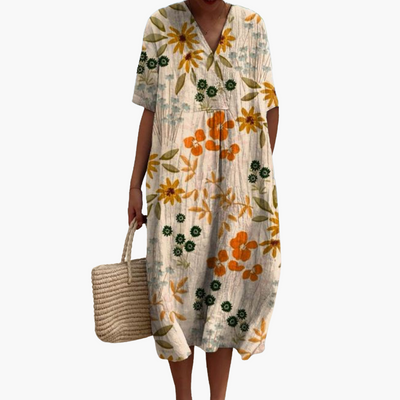 Susanne | Buntes Blumenkleid