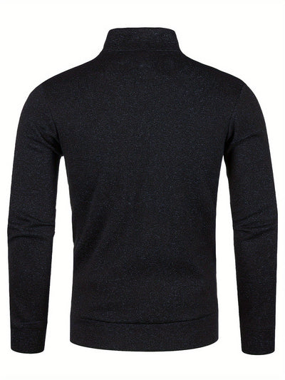 Grzegorz – Langärmelige Strickjacke Mit Reißverschluss