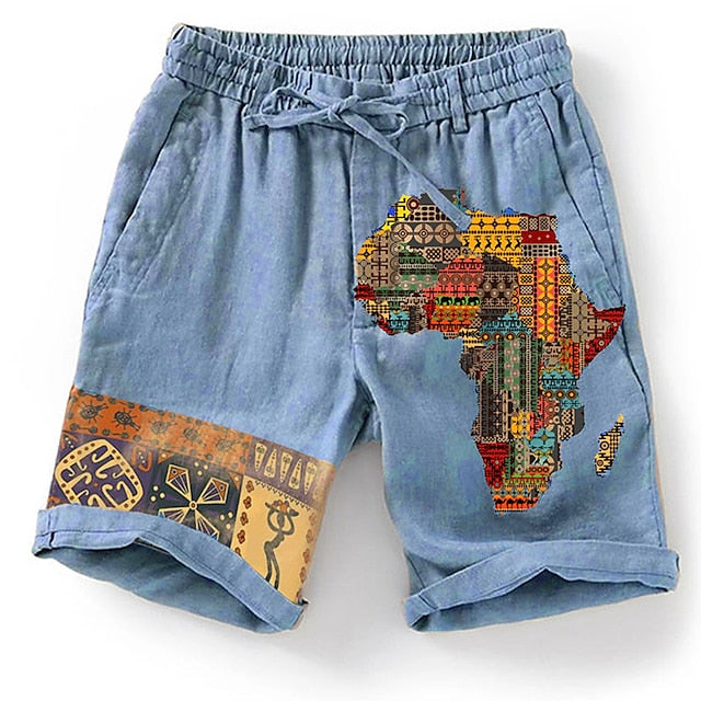 3D-bedruckte Strandshorts für Männer - Hendriks