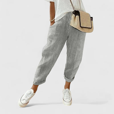 Alex | Gestreifte Hose elegant