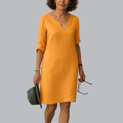 Rohesia™ | Elegantes V-Ausschnitt Kleid