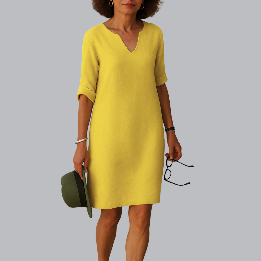 Rohesia™ | Elegantes V-Ausschnitt Kleid