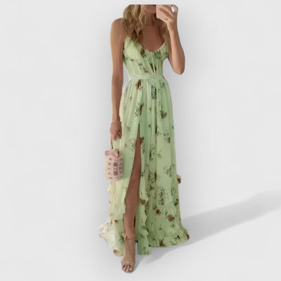 Christa | Eleganten Blumenkleids