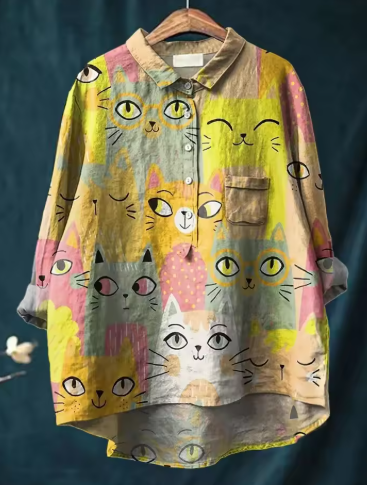 Irmingard™ | Modische Vintage Bluse