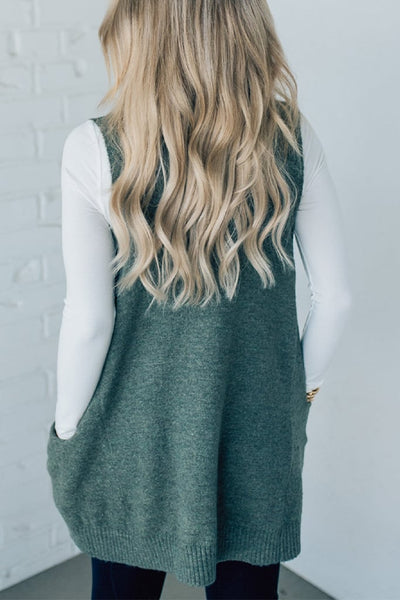 Cozyknit™ | Cozy Pocket Pullover-Weste
