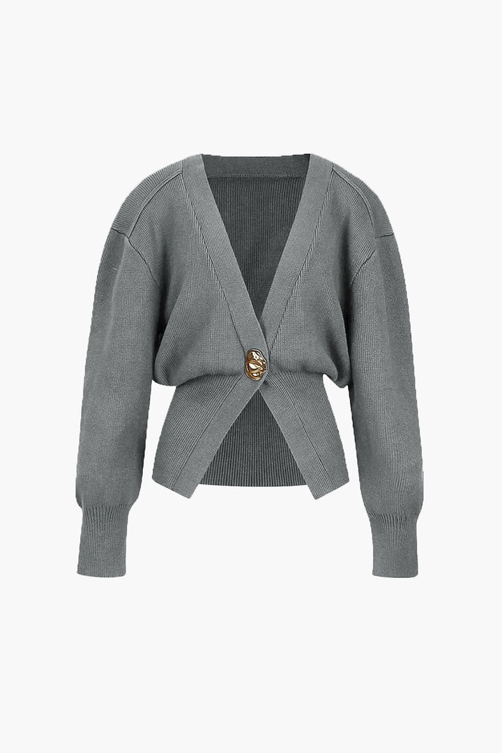 Marylynn Strickjacke mit Knopfleiste