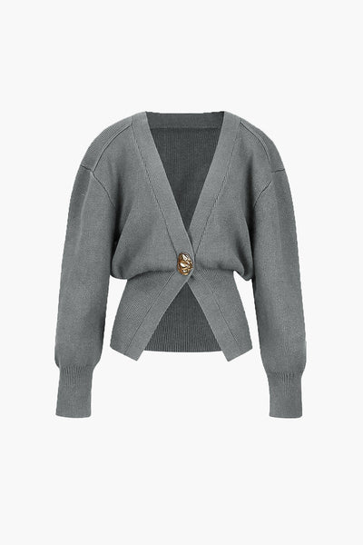 Marylynn Strickjacke mit Knopfleiste