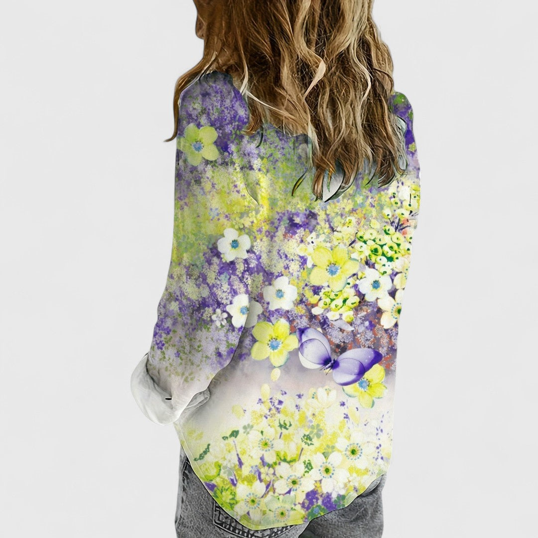 Fiona | Bluse mit Blütenprint
