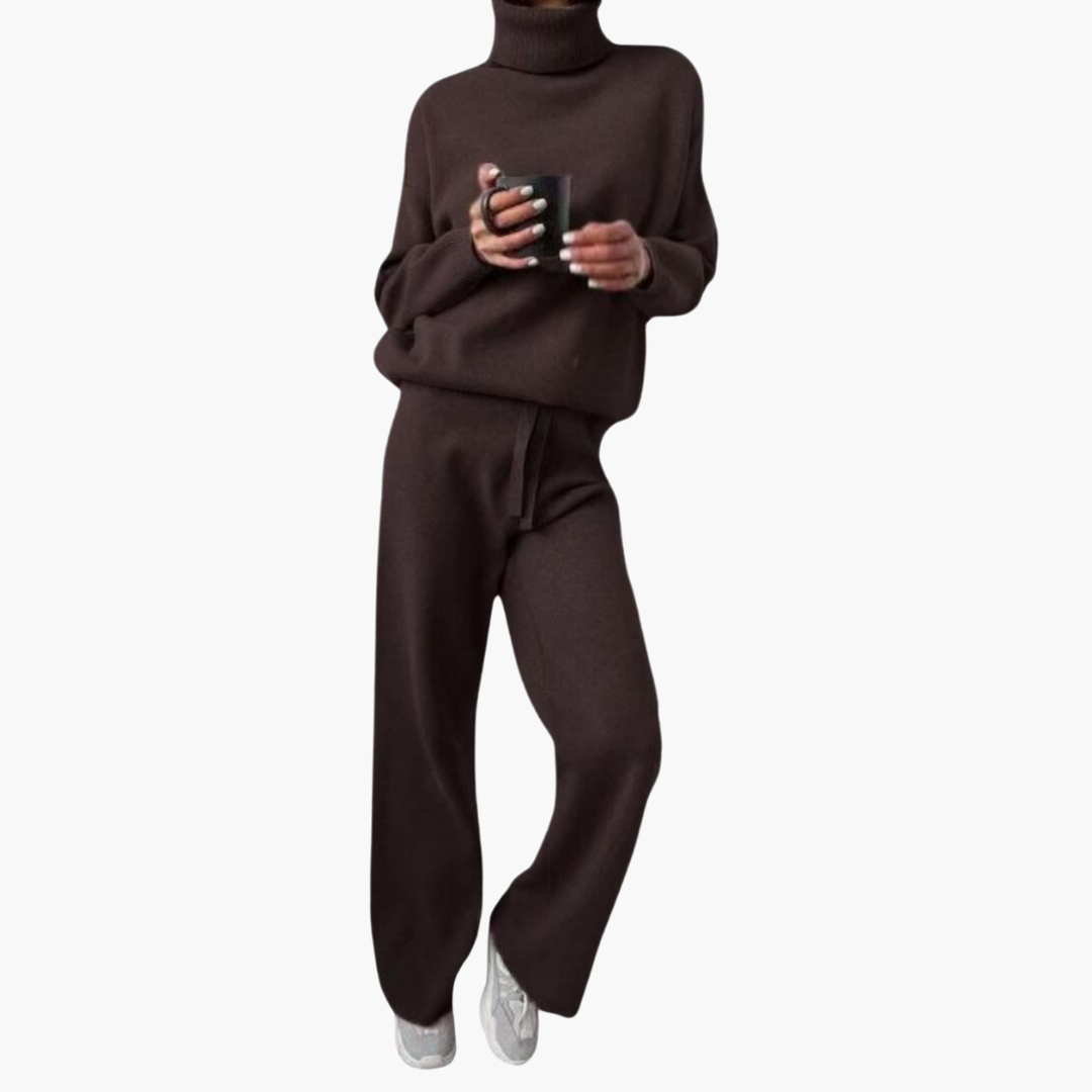 Ella | Luxuriöses Rollkragen-Koordinations set