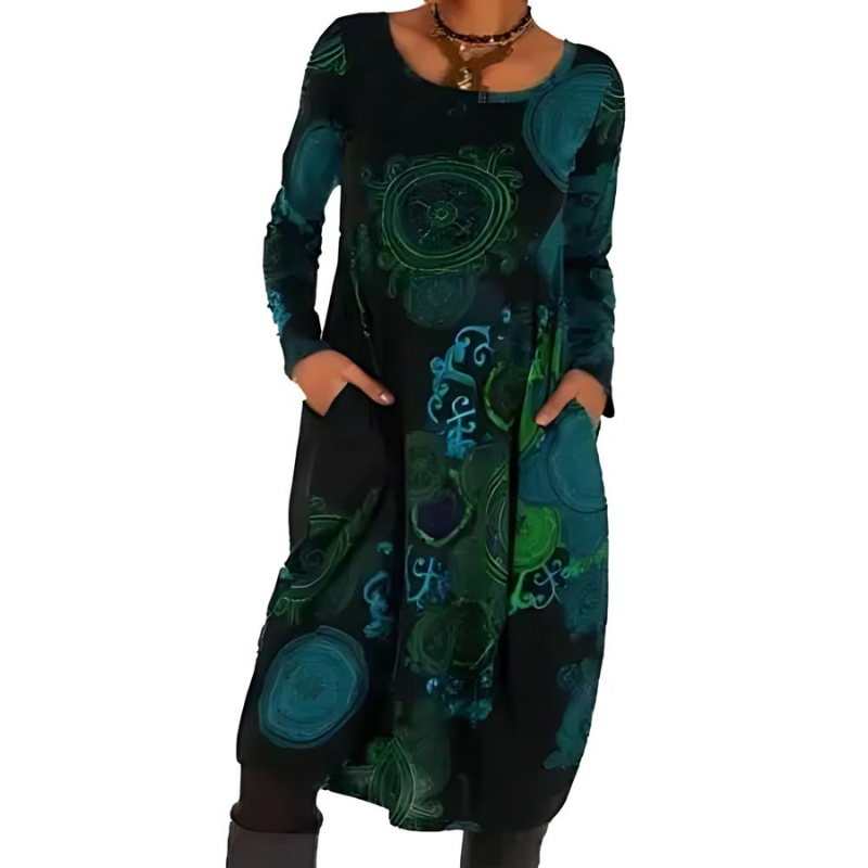 Zita – Elegantes Kleid mit Print
