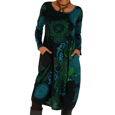 Zita – Elegantes Kleid mit Print
