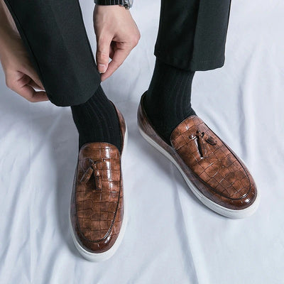 Zyrus - Herren Leder Loafers Elegant Bequem