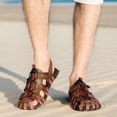 Zues - Robuste Herren-Outdoor-Sandalen, stilvoll